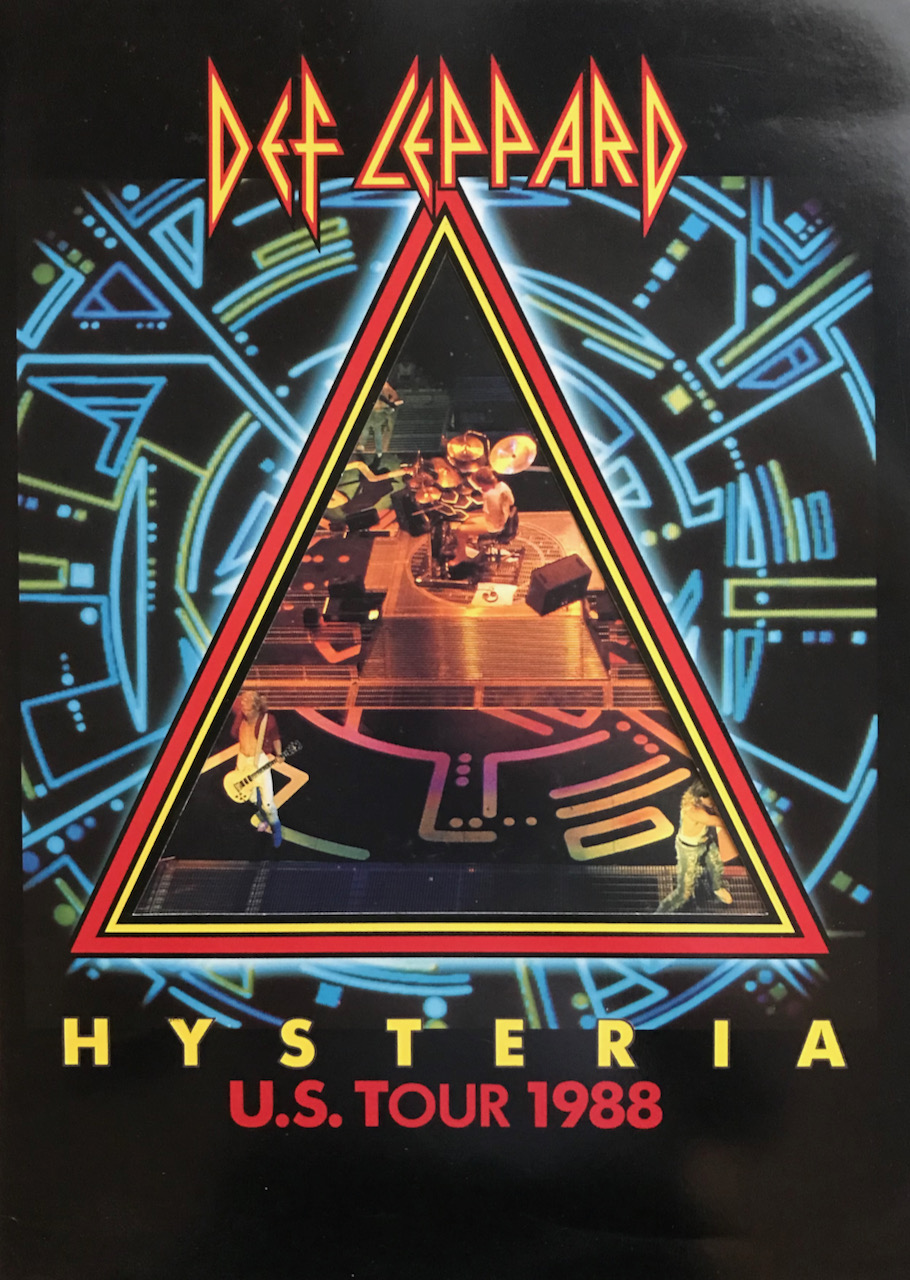 def leppard hysteria tour 1988